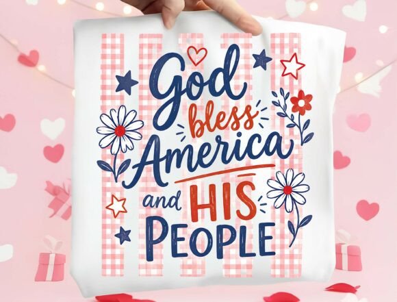 Christian Patriotic Sublimation Design & T-Shirt Designs