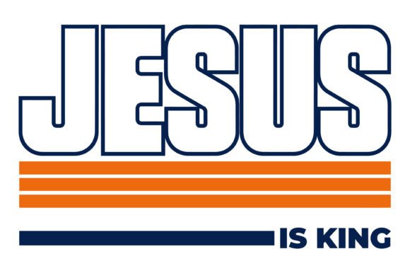 Jesus is King Bold Design: T-Shirt Designs for Editorial Impact