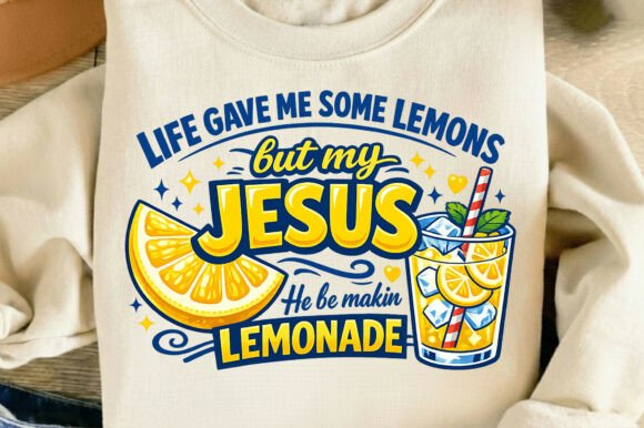 Jesus Makes Lemonade Faith Summer PNG
