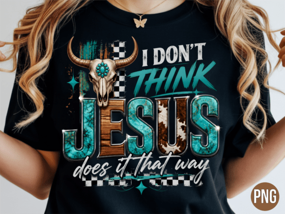 Western Faith Christian Jesus PNG Shirt T-Shirt Designs